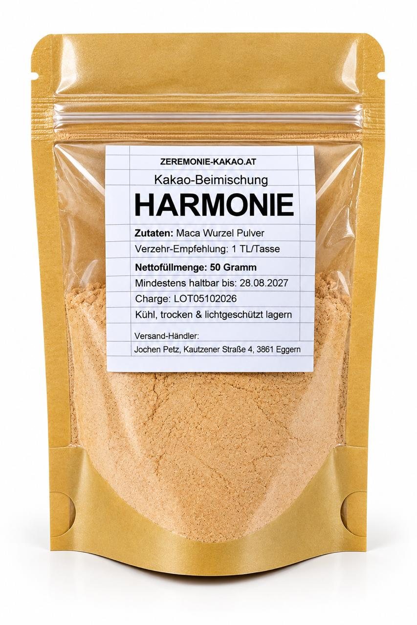 Kakao-Beimischung HARMONIE (Maca)