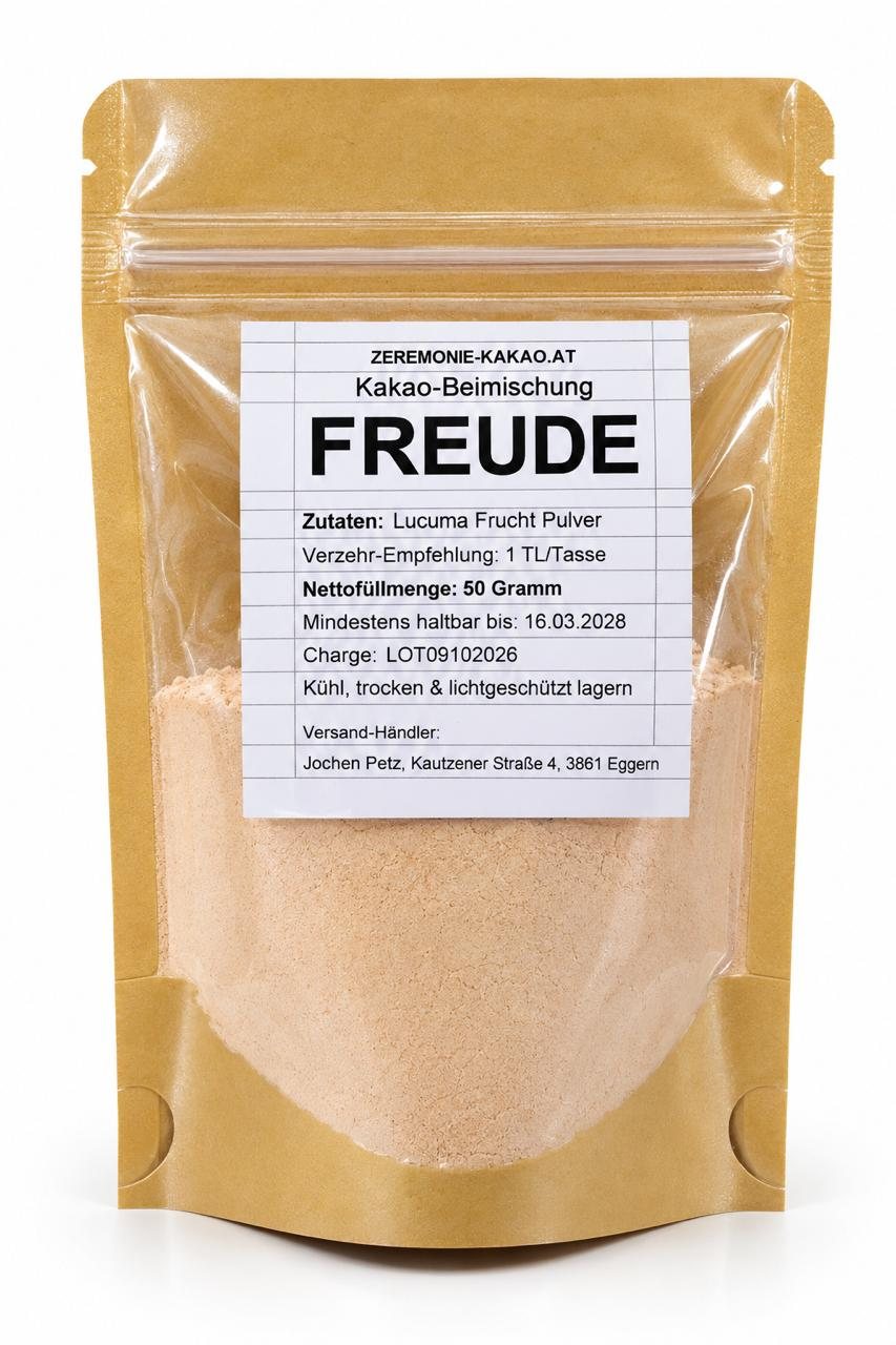 Kakao-Beimischung FREUDE (Lucuma)